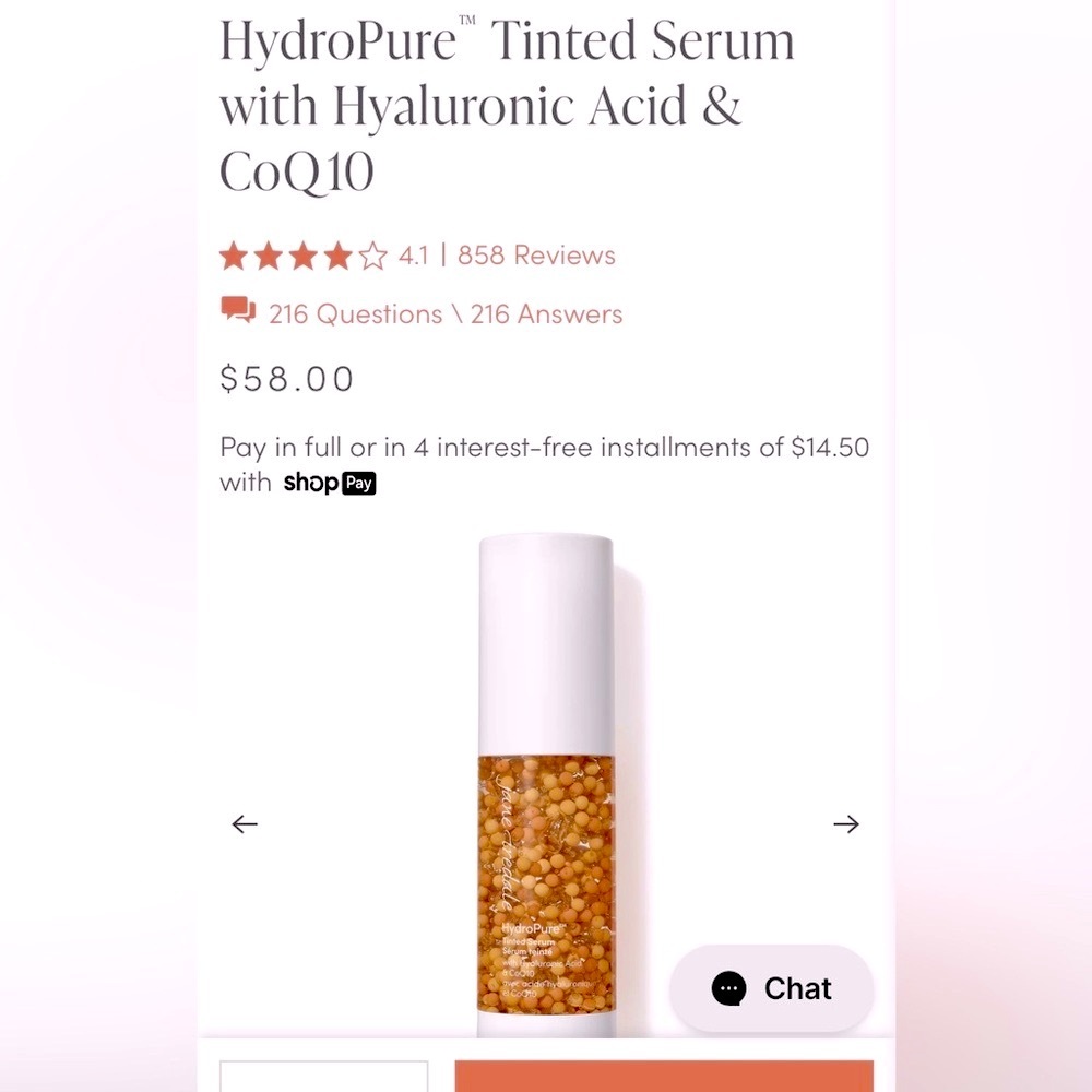 Jane  iredale HydroPure Tinted Serum